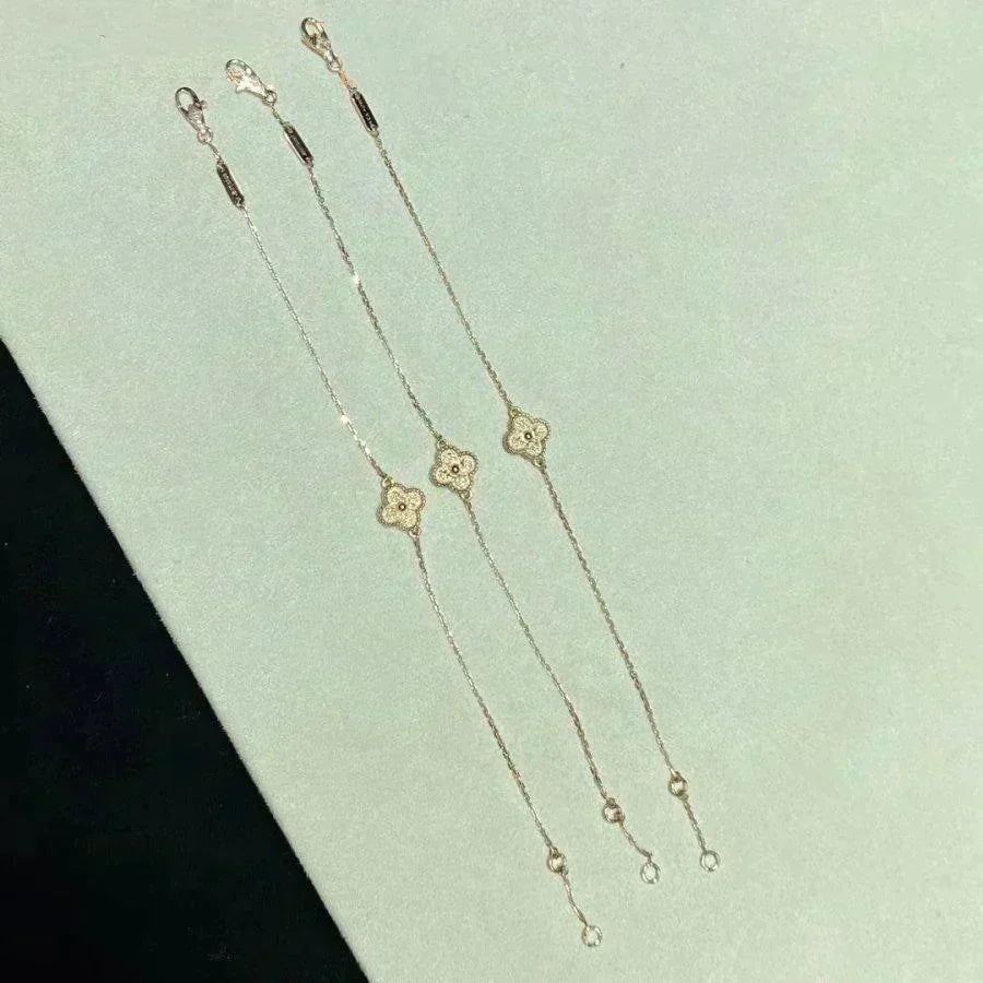 [Violet JW]CLOVER SINGLE FLOWER BRACELET