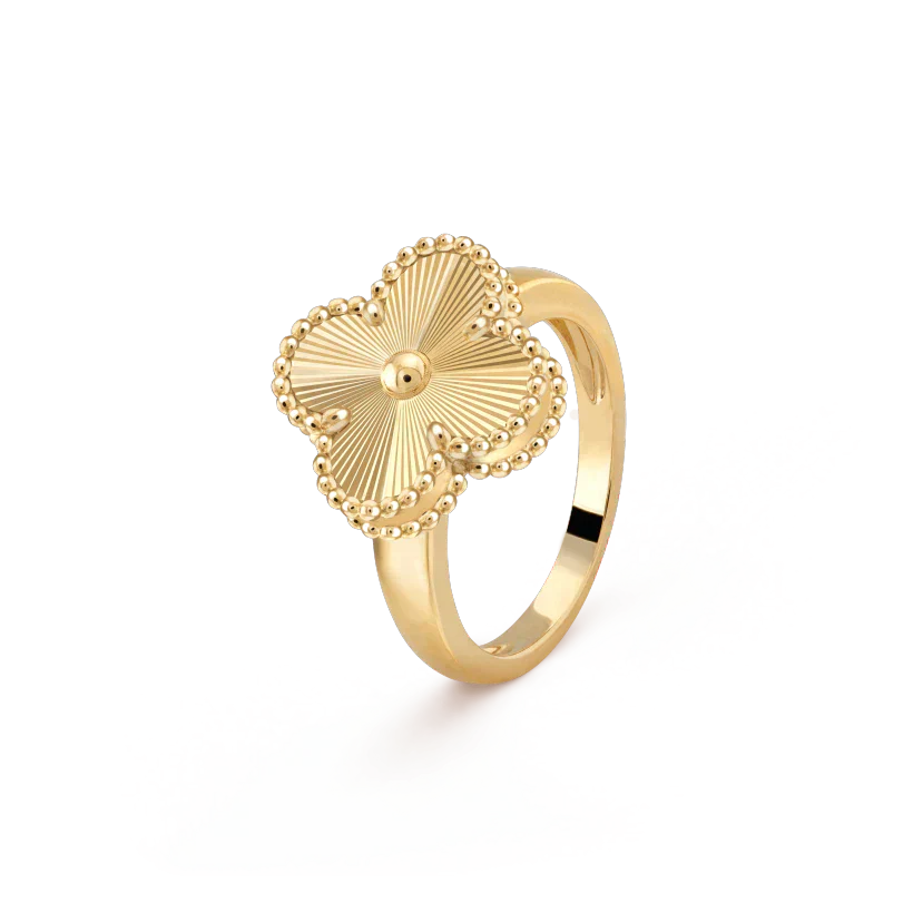 [Violet JW]CLOVER GOLD RING