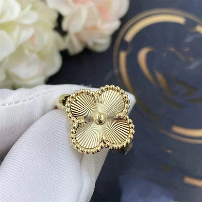 [Violet JW]CLOVER GOLD RING