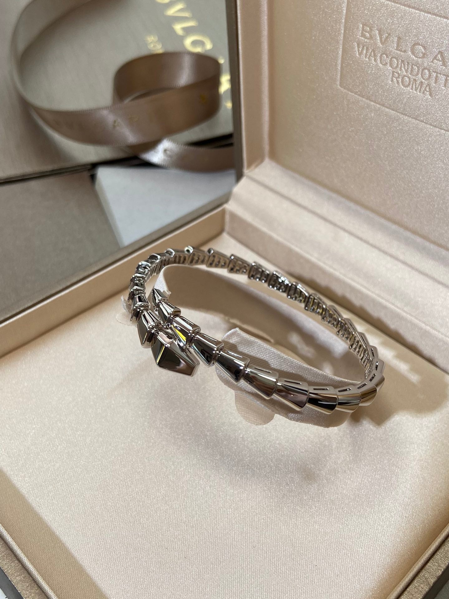 [Violet JW]SERPENTI VIPER SILVER BRACELET