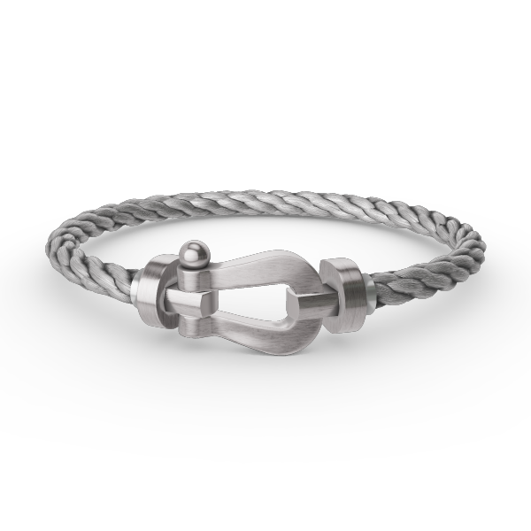 [Violet JW]FORCE LARGE HORSESHOE NO DIAMOND BRACELET SILVER