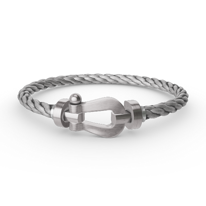 [Violet JW]FORCE LARGE HORSESHOE NO DIAMOND BRACELET SILVER