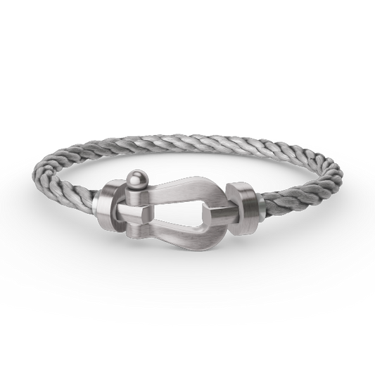 [Violet JW]FORCE LARGE HORSESHOE NO DIAMOND BRACELET SILVER
