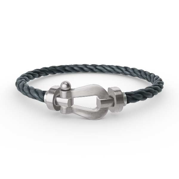 [Violet JW]FORCE LARGE HORSESHOE NO DIAMOND BRACELET SILVER