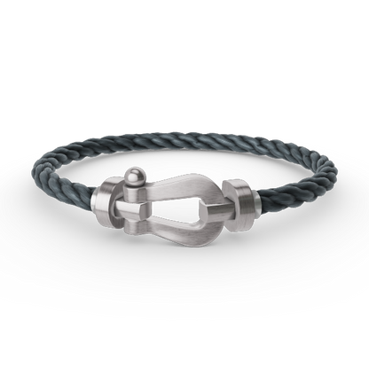 [Violet JW]FORCE LARGE HORSESHOE NO DIAMOND BRACELET SILVER