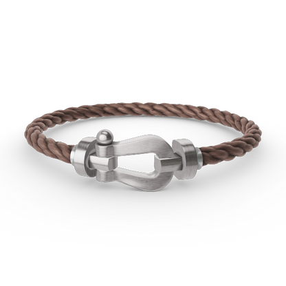 [Violet JW]FORCE LARGE HORSESHOE NO DIAMOND BRACELET SILVER