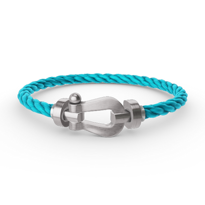 [Violet JW]FORCE LARGE HORSESHOE NO DIAMOND BRACELET SILVER