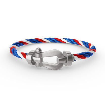 [Violet JW]FORCE LARGE HORSESHOE NO DIAMOND BRACELET SILVER