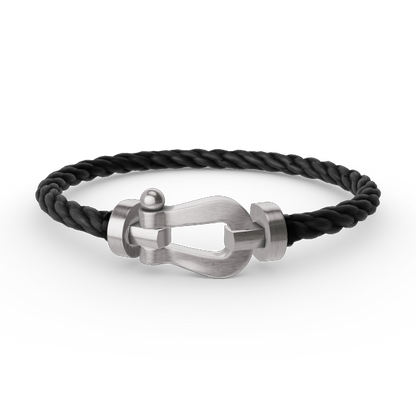 [Violet JW]FORCE LARGE HORSESHOE NO DIAMOND BRACELET SILVER