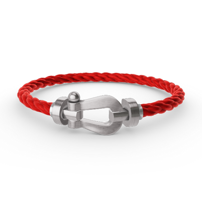 [Violet JW]FORCE LARGE HORSESHOE NO DIAMOND BRACELET SILVER