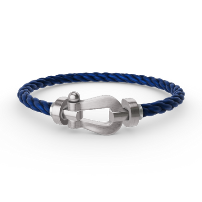 [Violet JW]FORCE LARGE HORSESHOE NO DIAMOND BRACELET SILVER