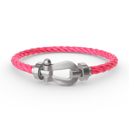 [Violet JW]FORCE LARGE HORSESHOE NO DIAMOND BRACELET SILVER