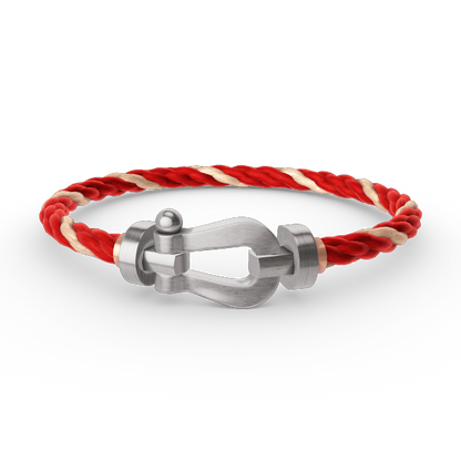 [Violet JW]FORCE LARGE HORSESHOE NO DIAMOND BRACELET SILVER