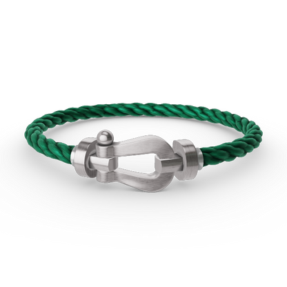 [Violet JW]FORCE LARGE HORSESHOE NO DIAMOND BRACELET SILVER