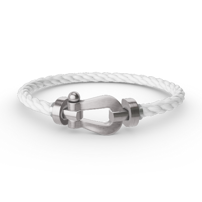 [Violet JW]FORCE LARGE HORSESHOE NO DIAMOND BRACELET SILVER