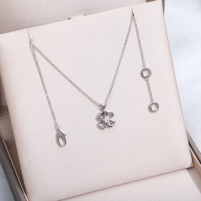 [Violet JW]FIOREVER NECKLACE DIAMOND CENTER