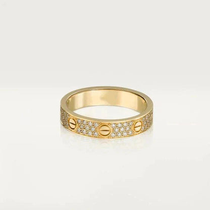 [Violet JW]LOVE RING 3.6MM DIAMOND PAVED
