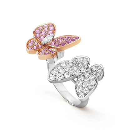[Violet JW]TWIN BUTTERFLY DIAMOND RING